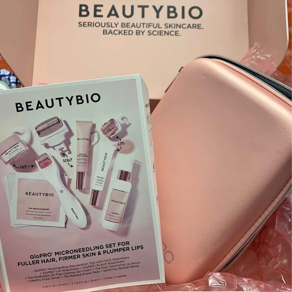 🍉 GLO-PRO MICRO-NEEDLING RED LIGHT SET FOR SCALP NECK FACE BACK OF HANDS
